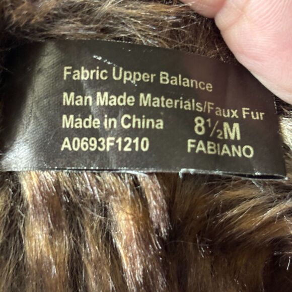 Natural Soul By Naturalizer Woman's Faux Fur Suede Knee High FABIANO Boots 8.5 M - Picture 9 of 9